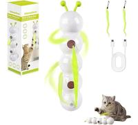 Yirquoil Whack a Worm Post Cat Toy, Caterpillar Cat Toy Interactive，Caterpillar Smart Cats Toy,Smart Motion Sensor Caterpillar Cats Toys, Mounts on Walls & Windows