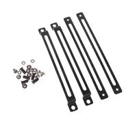 Yisawroy Water Drainage Tank Reservoir Bracket Fan Holder Mount Stand Pump Fan Holder Nickel Plating Enhance Cooling Efficiency Fan Bracket Holder