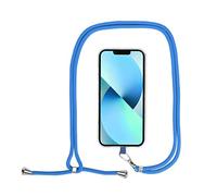 Yiscase Phone Lanyard, Universal Cell Phone Lanyard with Adjustable Nylon Neck Strap, Phone Tether Safety Strap Compatible with Most Smartphones with Full Coverage Case,Blue, (3545875)