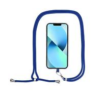 Yiscase Phone Lanyard, Universal Cell Phone Lanyard with Adjustable Nylon Neck Strap, Phone Tether Safety Strap Compatible with Most Smartphones with Full Coverage Case,Dark Blue