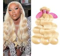 YISEA 613 Brazilian Brazilian Hair 12A 613 Body Wave 3 Bundles Virgin Human Hair Unprocessed Mink Hair Bundles Wet and Wavy