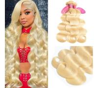 YISEA Brazilian Hair 613 Body Wave 3 Packs 300g 12A Virgin Hair 100% Human Hair 613 Bundles Body Weave Raw Hair 613 Color