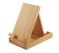 Yisen Wood Phone Holder Stand, Bamboo Foldable Universal Multi-Angle Stand Holder, Pocket Desktop Holder Stand for cell phone and Tablet