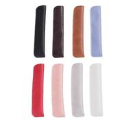 YISENJEE Pencil Case Solid Color Pen Bag Ballpoint Storage Box Fountain Pen Protective Cover Multi Color 8 Pieces