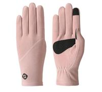 YISENJEE Women'S Gloves Winter Women'S Autumn And Winter German Velvet Warm, Windproof, Cold-Proof, Non-Slip, Touch-Screen, High-Elasticity Outdoor Full-Finger Gloves - Pink