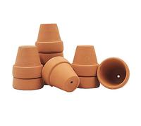 Yishang Mini Terracotta Pots with Drainage Holes - 1.5 inches Tiny Clay Nursery Pots for Indoor/Outdoor Mini Plant, DIY Crafts, Wedding Favors(10 Pack)