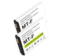 YISHDA 1000 mAh Replacement Battery for AVM Fritz!Fon C5/C4/M2, Compatible with 312BAT006/312BAT016/312BAT006CS-FVM446CL, Improved Li-ion Battery for Fritzfon Phone (Pack of 2)