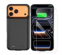 YISHDA 13800mAh Battery Case for iPhone 17 Pro Max, Portable Rechargeable Charging Case with Screen Protector, Compatible with iPhone 17 Pro Max 6.9 Inch (Black)