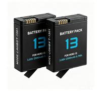 YISHDA 2 Pack HERO13 Replacement Batteries 2500mAh 3.89V 3.89V Lithium-ion Battery Compatible with GoPro HERO13 Black Sports Camera