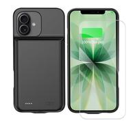 YISHDA Battery Case for iPhone 17, 7000mAh Rechargeable Portable Charging Case Compatible for iPhone 17 (6.3 inch，Black)