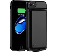 YISHDA Battery Case for iPhone SE 2020/8/7/6/6S, [6800mAh] Ultra-Slim Battery Charging Case, for iPhone 8/7/6S/6/SE(3rd&2nd Generation)-4.7inc Black