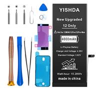 YISHDA Replacement Battery 4000mAh for iPhone 12 6.1", Ultra High Capacity Battery with Complete Repair Tools and User Manual, Model A2172 A2402 A2403 A2404