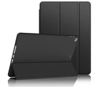 Yisica Protective Cover for iPad 9th Generation Case 2021/iPad 8th Generation Case 2020/7th Gen 2019, Tri-Fold Slim Tablet Cover with Auto Wake/Sleep, Full-Body Protection Anti-Fingerprint Black