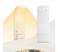 Yisica USB Rechargeable Book Reading Light, Eye Caring Reading Light Clip on Book, Portable LED Clip on Bookmark Lamp with 3 Colors Temperatures & 5 Brightness Levels, Perfect for Bookworms,Kids, Bed