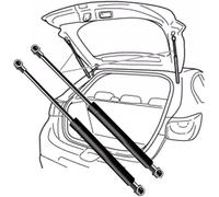 YISIYISAN 2 Pcs Struts Car Tailgate Gas for Escape 2013-2017(OEM:CJ54S406A10AC)-73.5cm, Car Tailgate Gas Struts Shock Spring Prop Lift Support Rod Rear Trunk Tailgate