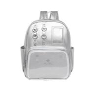 YISONHONDA Backpack Ita Mini With Pin Display Insert & Cute Pins - Kawaii Japanese Anime Bag For School Teens Girls-b Silver Board-30x23x12cm No Badges