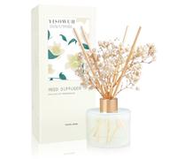 YISOWUH Reed Diffuser Set, 5.28oz (150ml) Fruit Scent Diffuser 1 Pack with 8 Sticks Long Lasting Fragrance for Home, Bathroom, Room Decor