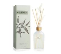 YISOWUH Reed Diffuser - White Jasmine - 200ml Reed Diffuser Set with Essential Oils and 8 Reeds, Long-Lasting Fragrance for Home, Bathroom, Bedroom, Room, Decor