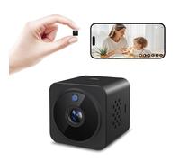 YISPK 2025 Upgraded Hidden Camera Spy Camera 1080P HD Mini Nanny Camera for Home/Office with Night Vision, WiFi App Control Indoor Security Cameras, Detection