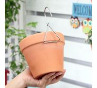 YISSEN RISEON 20 Pack Terracotta Pots Hangers, Clay Pot Hanger Hook,Iron Plant Hangers,Metal Plant Wall Hanger for Indoor and Outdoor Orchids Vertical Garden Plants