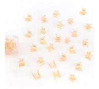 YISSION 60 Pcs Mini Butterfly Hair Clips Cute Small Butterfly Hair Claw Clips with Box Package 90s Y2K Hair Accessories for Girls Women (Champagne)