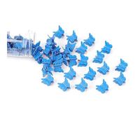 YISSION 60 Pcs Mini Matte Royal Blue Butterfly Hair Clips Cute Small Butterfly Hair Claw Clips with Box Package 90s Y2K Royal Blue Hair Accessories for Girls Women