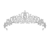 YISSION Silver Crown Crystal Tiaras Queen Crowns for Women Girls Birthday Tiara Princess Crown Bridal Hair Accessories for Wedding Prom Party Cosplay