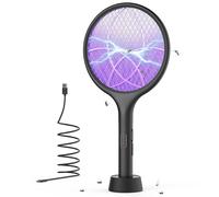YISSVIC Electric Fly Swatter 4000V Bug Fly Zapper Racket Mosquito Killer 1500