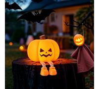 YISSVIC Kids Pumpkin Silicone Night Light - Rechargeable Halloween Decoration Gift