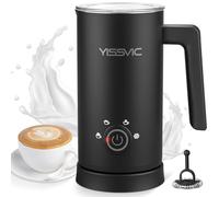 YISSVIC Milk Frother Electric Milk Steamer Automatic Hot or Cold Milk Foam Maker for Capuccino Chocolate Latte