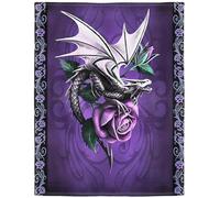 YISUMEI 150x200 cm Blanket Comfort Warmth Soft Cozy Easy Care Machine Wash Dragon Beauty