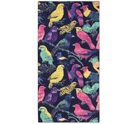 YISUMEI Birds Seamless Pattern Beach Towel - Large 180x90cm, Quick-Dry Microfiber Towel with Carry Bag, Super Absorbent & Sand-Free Lightweight Travel Towel for Beach, Gym, Pool