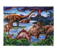 YISUMEI - Soft Fleece Blanket - Dinosaurs, 125 x 150 cm Throw Suitable for Sofa or Bed