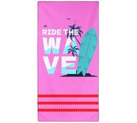 YISUMEI Surfing Ride the Wave Beach Towel Large 180x90cm, Quick Dry Microfiber Towels with Carry Bag, Sand Free Lightweight Travel Towel for Beach, Gym, Pool