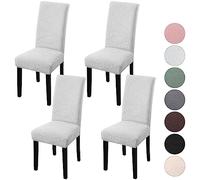YISUN Dining Chair Covers, Chair Covers for Dining Chairs 4, Stretch Removable Washable Kitchen Chair Slipcover for Hotel, Dining Room, Ceremony, Banquet Wedding Part
