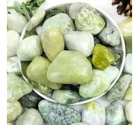 YISZM 5lbs Jade Pebbles for Indoor Plants, 2-3 Inch Natural River Rocks, High Polished Decorative Stones Vase Filler Fish Tank Aquariums Landscaping Garden Outdoor and Indoor DIY