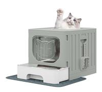 YITAHOM Cat Litter with Hood(Grey)