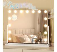 YITAHOME 18 LED Hollywood Vanity Makeup Mirror with Bluetooth Speaker