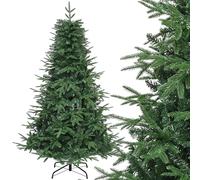 YITAHOME 182 cm Premium Artificial Christmas Tree, Approx. 900 Tips, PE Injection Moulded & PVC, Lifelike Christmas Tree with Metal Stand & Folding System Frame, Quick Assembly for Home Shops, 182 x