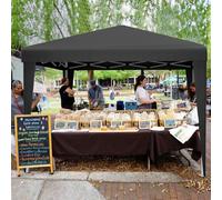 YITAHOME 3x3Meter Instant Heavy Duty Pop Up Gazebo, Folding Garden Camping Party Tent Canopy Marquee with Roller Bag