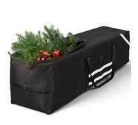 YITAHOME Christmas Tree Storage Bag, Suitable for Artificial Christmas Trees with a Height of up to 7.5 ft, Durable, Waterproof with Sturdy Handles and Zip, Black