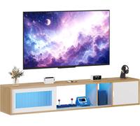 YITAHOME Floating TV Unit, Wall Mounted TV Unit for TVs up to 65 inch, 148CM TV