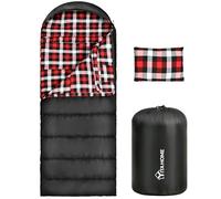 YITAHOME Sleeping Bag with Pillow, Sleeping Bag for Adults, 3 Season Backpacking Lightweight Waterproof, Sleeping Bag for Camping Hiking Outdoor Travel Hunting with Compression Bags, with 8lbs Cotton