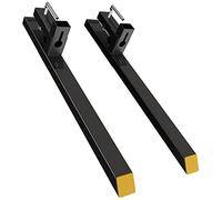 YITAMOTOR 43" Clamp on Pallet Forks, 2000lbs Heavy Duty Quick Attach Bucket Fork for Tractor Loader Skid Steer