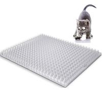 YITESHI 10 Packs Scat Mat for Cats, 13X16 inches Pet Deterrent Spikes, Indoor Outdoor Humane Cat Repellent Fence