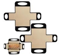 Yitexin 2 Pieces Reusable Silicone Bread Sling Dutch Oven with Handles, Non-Stick Silicone Baking Mat for Bread Cookie Sheet, Sourdough Sling Easy Clean Loaf Pan Liners of 20 x 10 CM (Coffee)