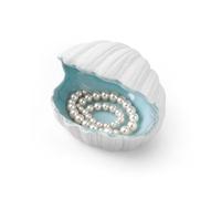 Yitexin Conch Trinket Dish, Ring Coastal Jewelry Tray Organizer Holder, Ocean Seashell Bowl Plate Cute Beach Decor for Bedroom Bathroom Home Earrings Necklaces Bracelet (A)