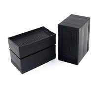 Yitexin Pack of 2 Bed Risers, Furniture Risers, Rectangular Heavy Duty Bed Lifts Raisers, Stacking Adjustable Couch Risers, Table Risers for Desk, Chair, Sofa, Fridge, 8cm/3.1in Height
