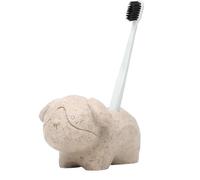 Yitexin Small Dog Cute Toothbrush Holder Animal, Cartoon Single Toothbrush Holder, Mini Pen Holder for Desk Cute, Fine Toothbrush Stand Funny Decor for Bathroom Office Vanity (Dog)