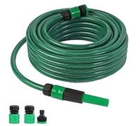 Yiting Garden Hose 5m/10m/15m/20m/30m/50m, (1/2 Inch) Hose Pipe with Spray Nozzle and Connect Fittings, Lightweight Flexible Water Hoses for Garden/Outdoor/Yard/Lawn/Boat